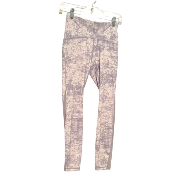 Lululemon Gray Patterned Marbled Leggings Size 4 NWOT - Picture 1 of 5